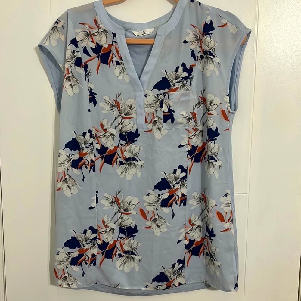Gamber and Grace Floral Short Sleeve Top